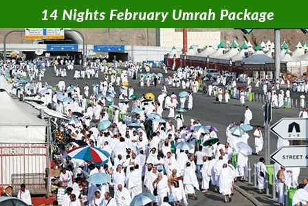 14 Nights February Umrah Package