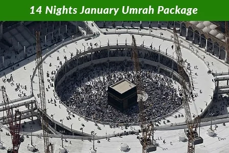 14 Nights January Umrah Package