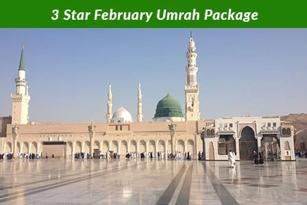 3 Star February Umrah Package