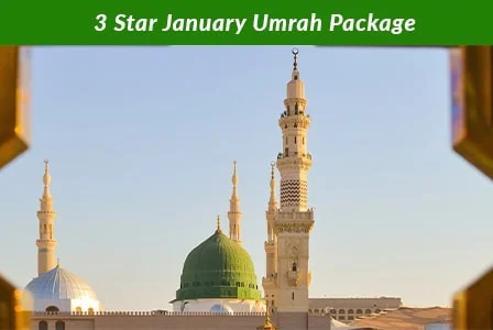 3 Star January Umrah Package