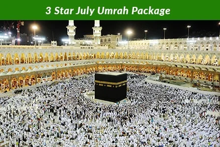 3 Star July Umrah Package