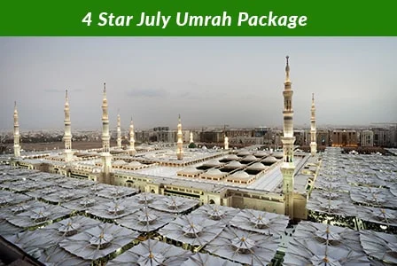 4 Star July Umrah Package