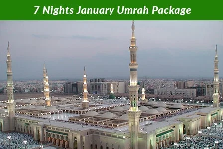 7 Nights January Umrah Package