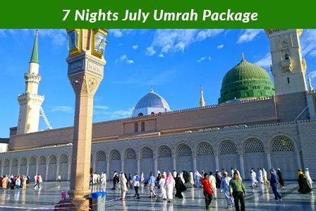 7 Nights July Umrah Package